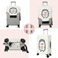 thumbnail image 2 of Travel Luggage Cover Suitcase Protector Fits 18-32 Inch Luggage Wheel Covers Patterned Travel Related Items Flower Luggage Protector Elastic Luggage Anti-scratch Suitcase Cover XL, 2 of 5