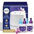thumbnail image 2 of Febreze PLUG Scent Booster Starter Kit, White, Oil Diffuser, Air Freshener Plug In, Continuous Scent Device + 1 Downy Calm Refill, 2 of 22