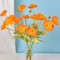 thumbnail image 2 of 4 Heads Artificial Bouquet Simulation Poppies Fake Silk Flower For Home Wedding Party Decoration, 2 of 8