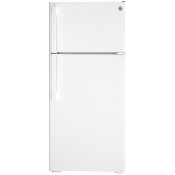 GE Energy Star® 16.6 Cu. Ft. Top-Freezer Refrigerator White - GTE17DTNRWW
