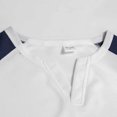 thumbnail image 4 of MeetoTime Long Sleeve Shirts for Men Casual Color-blocked V-Neck Solid Color Knit Mens Tops, 4 of 6