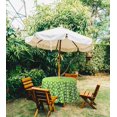 thumbnail image 2 of Vargottam Indoor/OutdoorRoundTablecloth 58 pouces avec trou de parapluie & Zip, imperméable à l'eau TableCloth, TableCovers pour la table arrière -vert clair, 2 of 7