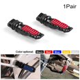 thumbnail image 3 of 2Pcs Motorcycle Rear Passenger Foot Pegs General aluminum alloy Footrest, 3 of 4
