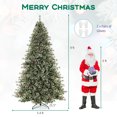 thumbnail image 4 of Costway 9 FT Artificial Christmas Tree with  360° Quick Power Connector 1714 Pine Needles, 4 of 10