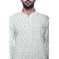 thumbnail image 3 of Atasi Kurta-Chemise pour Homme en Coton à Patte de Boutonnage, Kurta-Chemise Courte Décontractée Imprimée, 3 of 5