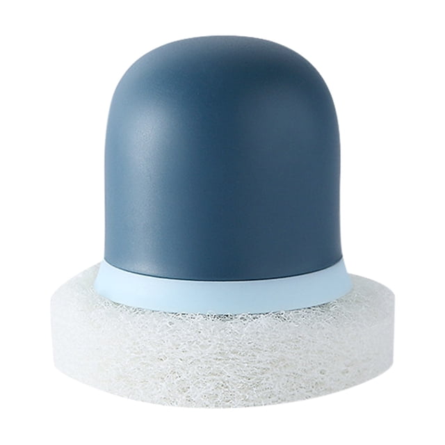 WHEANG Brosse Éponge pour Casserole de Cuisine avec Manche, Gomme Réutilisable et Lavable, Nettoyant Antirouille, Outil de Retrait de Rouille, Brosse à Récurer pour Évier, Casserole, Vaisselle, Brosse de Nettoyage pour Salle de Bain
