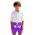 thumbnail image 4 of Swim Trunks for Boys Toddler Solid Color Cute Print Breathable Shorts with Pocket 1Pc, 4 of 7