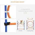 thumbnail image 4 of PawHut 4 Pcs Dog Agility Training Equipment w/ Adjustable Hurdle Jump Ring, 4 of 10