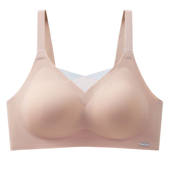 Non Wired Bra Women's Padded Full Cup Bra Without Underwire With Padding Seamless Womens Comfort Workout Sports Bra Compression Bra Bra's Extra Support Sports Bra Athletic Sports Bras for Women