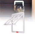 thumbnail image 1 of Slide Gate Frame, Pet Flap Door Fine Polishing Easy Installation  For Pets White,Black, 1 of 8