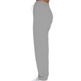 thumbnail image 4 of MAWCLOS Women Jogger Sets Long Sleeve Tracksuit Set Solid Color Two Piece Outfit Breathable Sports V Neck Sweatsuits Gray S, 4 of 7