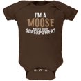 thumbnail image 1 of I'm A Moose What's Your Superpower Soft Baby One Piece, 1 of 1