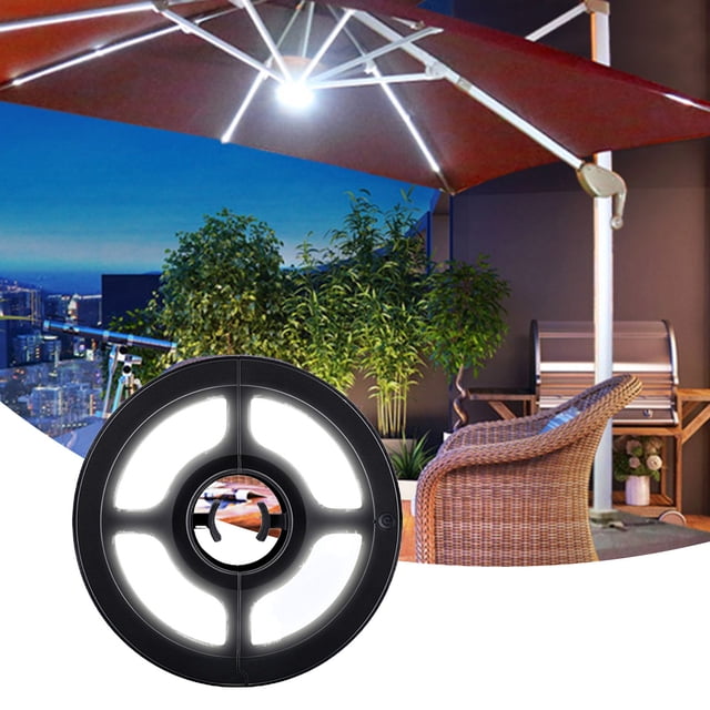 RKSTN Decorative lights Solar Umbrella Lights Outdoor,Timed Remote Control, Solar Powered Patio Umbrella Lights LED Umbrella Patio Lights For Beach Tent Camping Garden Party