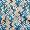 thumbnail image 1 of oneOone Polyester Spandex Teal Blue Fabric Geometric Craft Projects Decor Fabric Printed By The Yard 56 Inch Wide-GW, 1 of 5