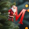 thumbnail image 5 of Vaidha 26 Letters Christmas Tree Decoration Pendant Christmas Tree Ornaments Personalized DIY Christmas Ornaments Christmas Decoration Xmas Tree Hanging Decor Feature, 5 of 5
