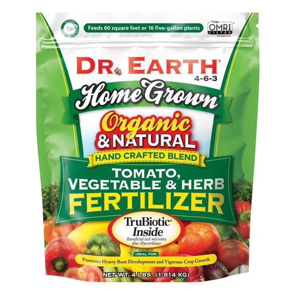 DR. EARTH TOMATO/VEG/HERB FERT 4# (Pack of 1)