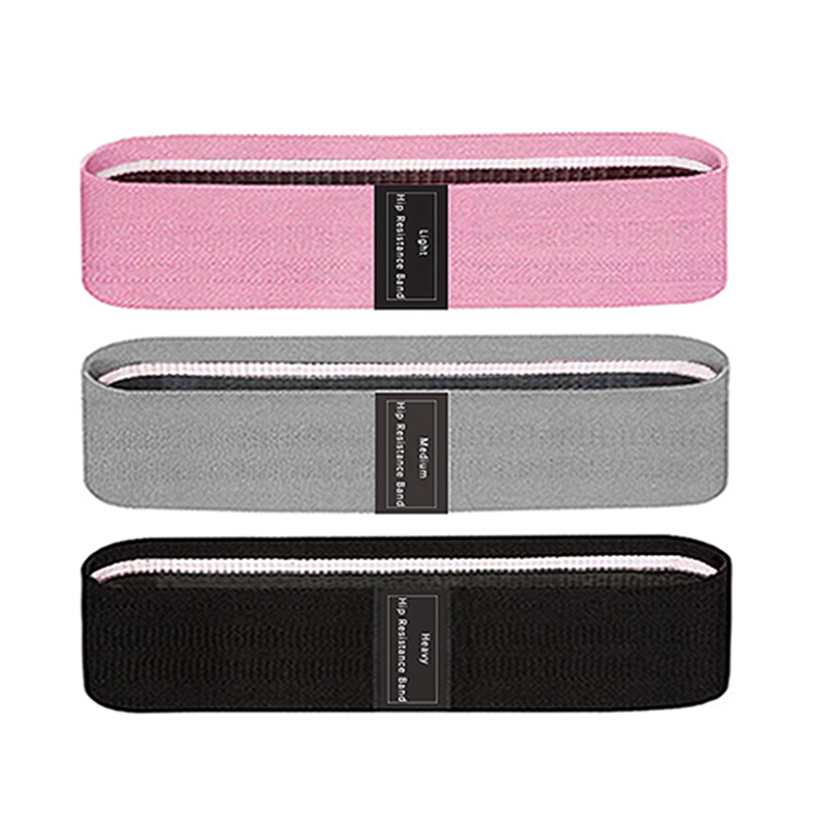 Yeacher 3 PCS Sports Exercise Resistance Loop Bands Set Elastic Band Set for Yoga Home Gym Training