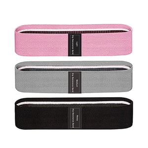 Yeacher 3 PCS Sports Exercise Resistance Loop Bands Set Elastic Band Set for Yoga Home Gym Training