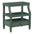 thumbnail image 1 of Comfort Pointe Newton Vintage Green Wood 1-drawer Storage Nightstand, 1 of 11