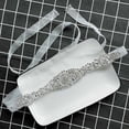 thumbnail image 3 of Ceinture de Mariée Ceintures de Mariage en Strass pour Robe de Mariée Femmes Ceinture en Cristal pour Robe de Soirée de Mariage, 3 of 9