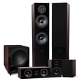 thumbnail image 1 of Fluance Elite High Definition Surround Sound Home Theater 5.1 Channel Speaker System including Three-way Floorstanding, Center Channel, Rear Surround Speakers and a DB10 Subwoofer - Walnut (SX51WR), 1 of 8