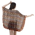 thumbnail image 4 of Moomaya Front Open Printed Shrug Beach Clothes For Kimono Cardigans For Women, 4 of 5