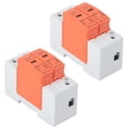 thumbnail image 4 of 2Pcs Voltage Arrester Devices SPD Surge Protective Device 2P 420V AC Arrester Protector Home Circuit Breaker DIN Rail Mount PC Flame Retardant Shell, 4 of 7