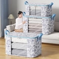 thumbnail image 2 of EGNMCR Closet Organizers and Storage, Organization and Storage, Storage Bins Visual Clothes Storage Bag Wardrobe Sorting Storage Box Portable Storage Bag Winter Quilt Storage Box good products, 2 of 9