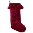 thumbnail image 1 of Bas de Noël Rouges Bourgogne Bas de Noël Rouges 20 Pouces Pendentif d'Arbre Christmas Christmas, 1 of 8