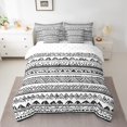 thumbnail image 2 of Western Aztec Bed in a Bag King Size Comforter Set 7 Pieces,Bohemian Stripes Bedding Sets Exotic Geometric Sheet Set with Comforter,Tribe Geometry Bed Set, 2 of 6