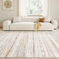 thumbnail image 1 of Area Rugs for Bedrooms 9x12 Washable Rugs for Living Room Dining Room Nursery Boho Distressed Carpet Modern Moroccan Neutral Soft Non Slip Rug Brown, 1 of 6
