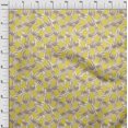 thumbnail image 4 of Tissu Spandex Polyester Pomme Ananas Tropical avec Feuille Robe Tissu Tissu Imprimé par la Cour 56 Pouces de Large, 4 of 4