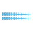 thumbnail image 1 of Loose Leaf Binding Spine Binding Comb Paper Binding Tool Plastic Binding Spine 10 Pcs Loose Leaf Binding Spine 30 Hole Cuttable Wear Resistant PP Plastic 10mm Binding Comb For, 1 of 8