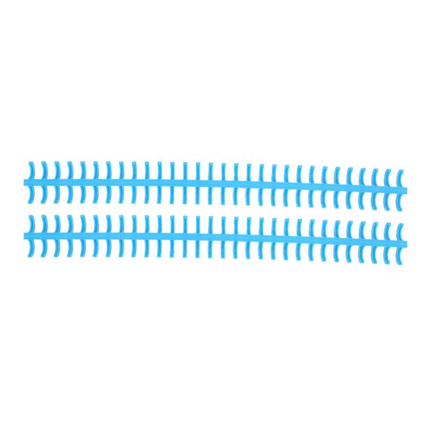 Loose Leaf Binding Spine Binding Comb Paper Binding Tool Plastic Binding Spine 10 Pcs Loose Leaf Binding Spine 30 Hole Cuttable Wear Resistant PP Plastic 10mm Binding Comb For