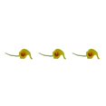 thumbnail image 1 of kurtrusly Wedding Decor With Simulated Calla - Choose Variety Of Colors And Styles With High 3D And Simulation Durable PU Orange Heart Yellow 3PCS, 1 of 6