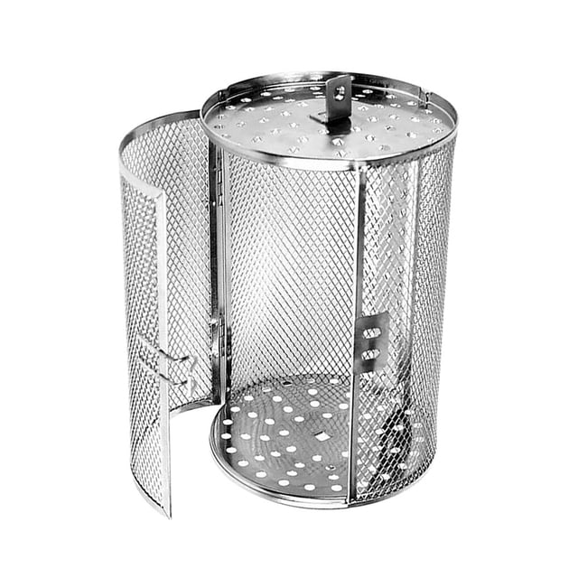 Transemion Tambour de Rôtissage en Acier Inoxydable Rotatif à 360 pour Barbecue, Tambour de Cuisson, Outil de Rôtisserie, Tambour, Panier de Four, Four, Cuisson