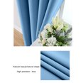 thumbnail image 4 of Xingzhi 2 Pcs Ambiance Colorée avec Rideaux Occultants en Diverses Couleurs Bleu 132*160, 4 of 6
