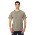 thumbnail image 1 of Jerzees Mens DRI-POWER Active Short Sleeve Pocket Crew T-Shirt, M, Khaki, 1 of 7