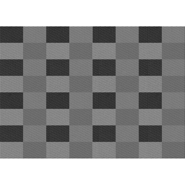 Ahgly Company Machine Washable Indoor Rectangle Transitional Gunmetal Gray Area Rugs, 5' x 7'