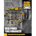thumbnail image 4 of Power Tool Organizer for Tool Storage  Drill Holder Wall Mount with Charging Station  Tool Holder and Storage Rack for Garage Organization  Heavy Duty Metal Tool Shelf with Battery Holder, 4 of 8