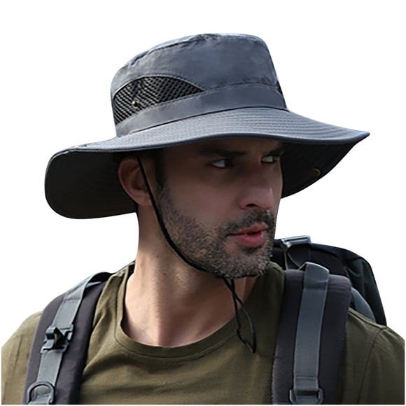 Besolor Men Women Sun Hat UV Protection Wide Brim Summer Hat Quick Dry Fishing Hat Foldable Outdoor Bucket Hat