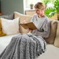 thumbnail image 3 of Meitianfacai 70*100cm Super Soft Warm Solid Warm Micro Plush Fleece Blanket Throw Rug Sofa Bedding, 3 of 4