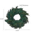 thumbnail image 3 of Couronne De Noël À Feuilles Persistantes, 180 Pointes (L), 3 of 3