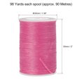 thumbnail image 2 of Unique Bargains Hot Pink Polyester Waxed Leather Sewing Thread, 98 Yards, 2 of 5