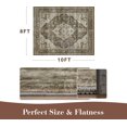 thumbnail image 2 of -Area Rug X Rugs for Living Room- Machine Washable Rug-Soft Living Room Rug-Vintage Non Slip Carpet-Rugs for Bedrooms Dining Room Living Room Office, 2 of 7