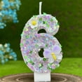 thumbnail image 4 of Vaidha Digital Birthday Candle Cake Decoration First Birthday Celebration Party Candle Flower, 4 of 6