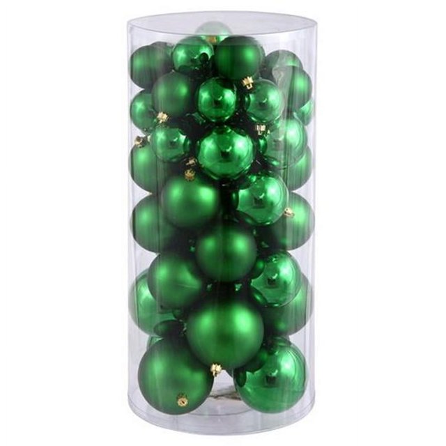 Vickerman N112204A 1.5 in. -2 in. Green Balls Shiny-Matte 50-Box