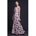 thumbnail image 2 of Bimba Robe de Soirée Sans Manches à Imprimé Floral pour Femme à Col Rond - Très Petit, 2 of 6