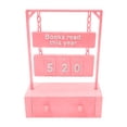 thumbnail image 1 of 3D Printed Swinging Book Counter Shelf Sign with Digital Storage for Reading Enthusiasts and Book Lovers, 1 of 5