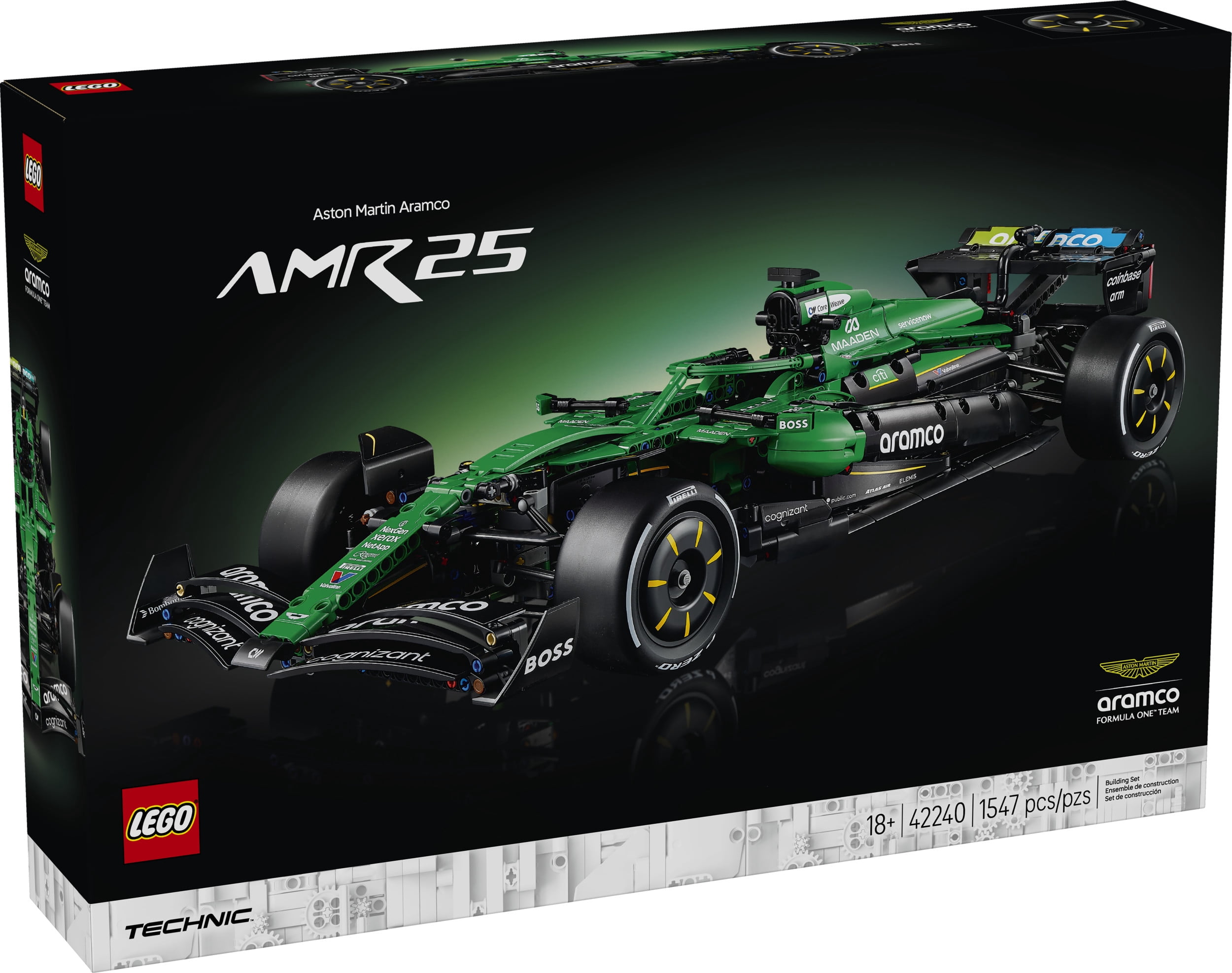 LEGO Technic La Voiture de F1 Aston Martin Aramco AMR25 42240